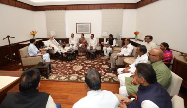 అమిత్ షా ను కలిసిన తెలంగాణ బీజేపీ నేతలు