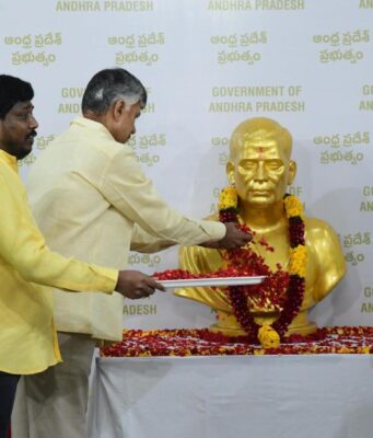 అమరావతిలో 58 అడుగుల అమరజీవి విగ్రహాన్ని ఏర్పాటు చేస్తాం : ఏపీ సీఎం చంద్రబాబు
