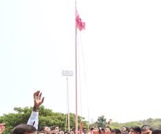 తెలంగాణ భవన్లో బీఆర్ఎస్ ఆవిర్భావ దినోత్సవ వేడుకలు