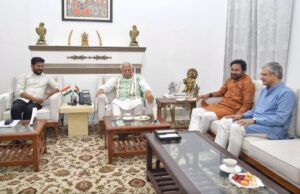 కేంద్ర మంత్రి ఖట్టర్ తో సీఎం రేవంత్ రెడ్డి భేటీ