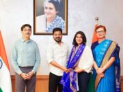 ఈషా సింగ్ ను అభినందించిన సీఎం రేవంత్ రెడ్డి