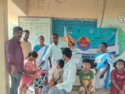కొత్తగూడెంలో పల్స్ పోలియో కార్యక్రమం ప్రారంభించిన సర్పంచ్