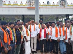 రామాలయంలో ప్రత్యేక పూజలో పాల్గొన్న మాజీ ఎమ్మెల్యే బొల్లం మల్లయ్య