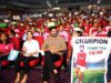 విద్యార్థులతో కలిసి ఫుట్బాల్ మ్యాచ్ను వీక్షించిన సీఎం రేవంత్ రెడ్డి