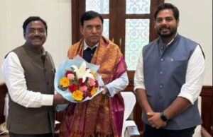 కేంద్రమంత్రులతో రాష్ట్ర మంత్రి వివేక్ భేటీ