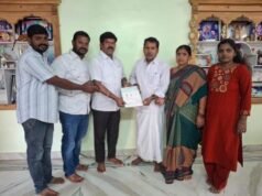 సీఎం సహాయ నిధి చెక్కు అందజేత