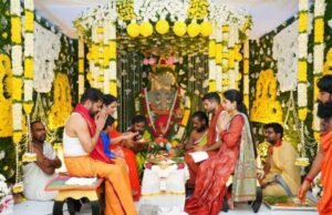 గణపతి పూజలో పాల్గొన్న సీఎం రేవంత్ రెడ్డి
